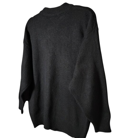 VTG Mariea Kim Womens 80s Retro Artsy Abstract Embroidered Sequin Sweater Medium - Picture 6 of 9